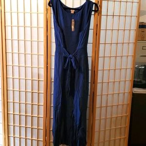 Royal Blue Sleeveless Maxi Dress